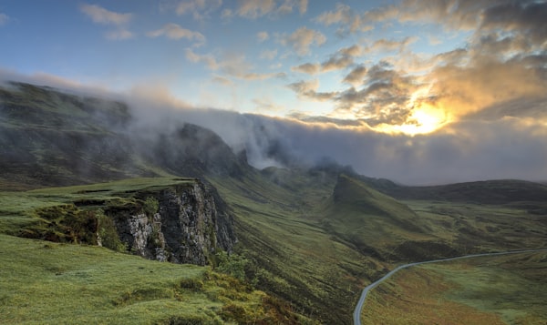 Hills fog